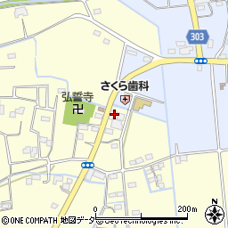 コスモナード熊谷ＳＳ周辺の地図