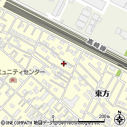 埼玉県深谷市東方3746周辺の地図
