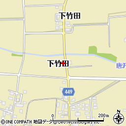 長野県東筑摩郡山形村下竹田5380周辺の地図