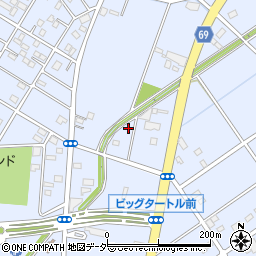 埼玉県深谷市上野台2544周辺の地図
