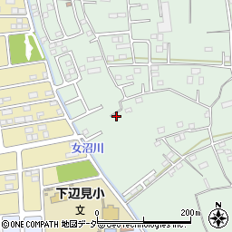 茨城県古河市女沼1037-6周辺の地図