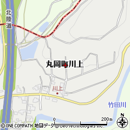 福井県坂井市丸岡町川上周辺の地図