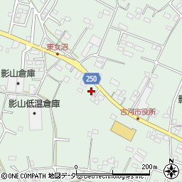 茨城県古河市女沼355周辺の地図