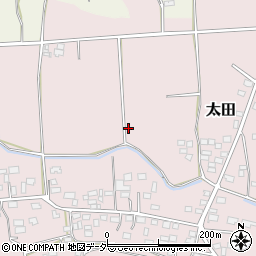 茨城県結城郡八千代町太田周辺の地図