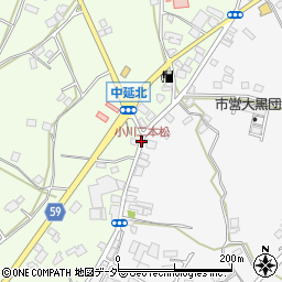 小川二本松周辺の地図