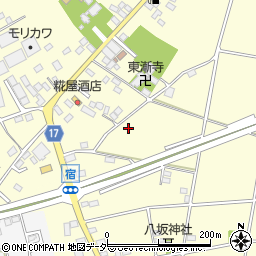 茨城県古河市東山田93周辺の地図
