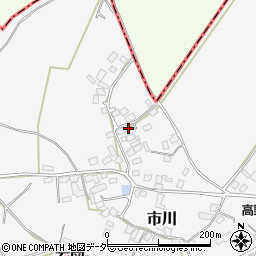 茨城県かすみがうら市市川345周辺の地図