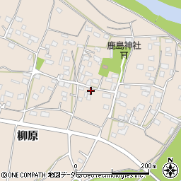 茨城県下妻市柳原258-9周辺の地図