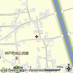 長野県松本市笹賀神戸3768周辺の地図