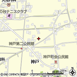長野県松本市笹賀神戸3807周辺の地図