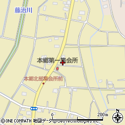 埼玉県深谷市本郷121周辺の地図