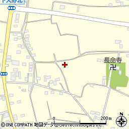 茨城県古河市下大野周辺の地図