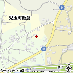 埼玉県本庄市児玉町飯倉1406-2周辺の地図