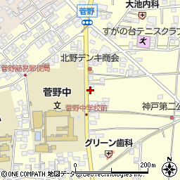 長野県松本市笹賀神戸3842周辺の地図