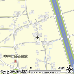 長野県松本市笹賀神戸3766周辺の地図