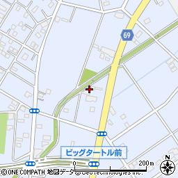 埼玉県深谷市上野台2539周辺の地図