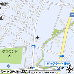 埼玉県深谷市上野台2499周辺の地図