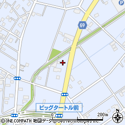埼玉県深谷市上野台2538周辺の地図