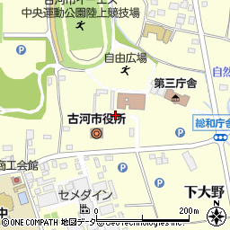 茨城県古河市下大野2248周辺の地図
