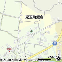埼玉県本庄市児玉町高柳68-6周辺の地図