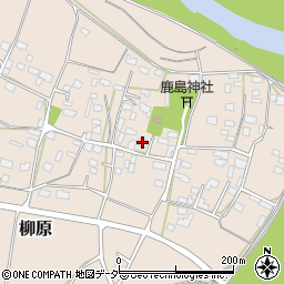 茨城県下妻市柳原24周辺の地図