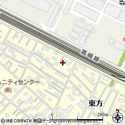 埼玉県深谷市東方3745周辺の地図