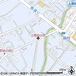 上野台小台周辺の地図