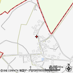 茨城県かすみがうら市市川317周辺の地図