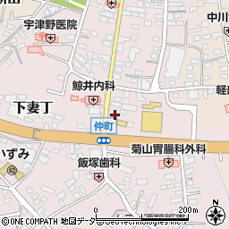 茨城県下妻市下妻丁92周辺の地図