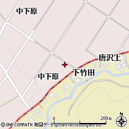 長野県松本市波田中下原8590周辺の地図