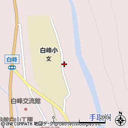 石川県白山市白峰ニ周辺の地図