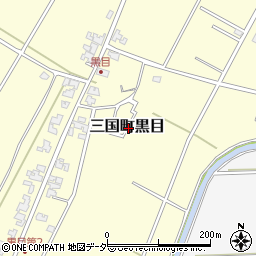 福井県坂井市三国町黒目周辺の地図