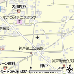長野県松本市笹賀神戸3819周辺の地図