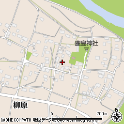 茨城県下妻市柳原255周辺の地図