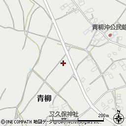 茨城県鉾田市青柳周辺の地図