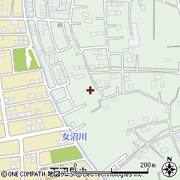 茨城県古河市女沼984周辺の地図