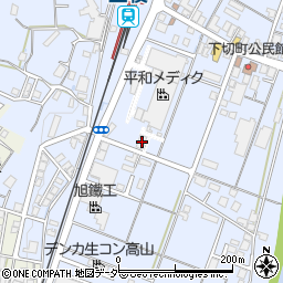 岐阜県高山市下切町172周辺の地図