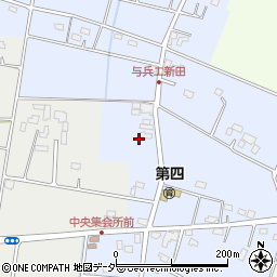 埼玉県羽生市与兵エ新田周辺の地図