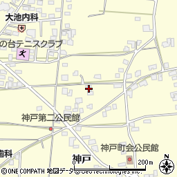 長野県松本市笹賀神戸3808周辺の地図