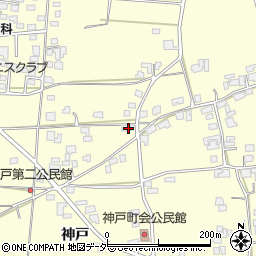 長野県松本市笹賀神戸3788周辺の地図