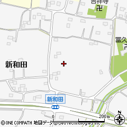 茨城県古河市新和田258周辺の地図