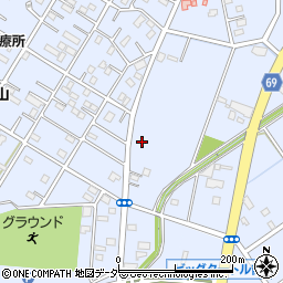 埼玉県深谷市上野台2495周辺の地図