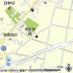 茨城県古河市東山田103周辺の地図