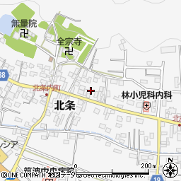 茨城県つくば市北条9周辺の地図