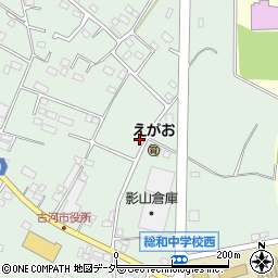 茨城県古河市女沼227周辺の地図