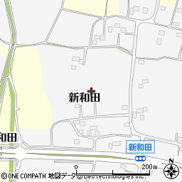 茨城県古河市新和田528周辺の地図