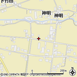 長野県東筑摩郡山形村上竹田7174周辺の地図