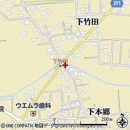 長野県東筑摩郡山形村下竹田5522周辺の地図