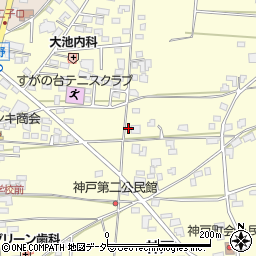 長野県松本市笹賀神戸3863周辺の地図