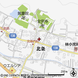 茨城県つくば市北条2周辺の地図